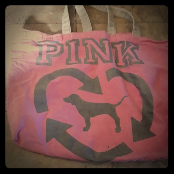 Victoria Secret Pink canvas tote - Picture 1 of 1